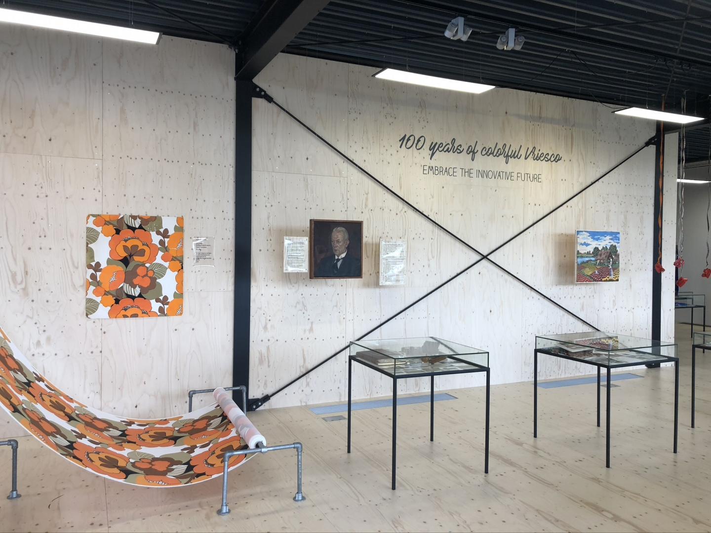 Binnenzijde Vriesco, hangmat en inspiratiewand