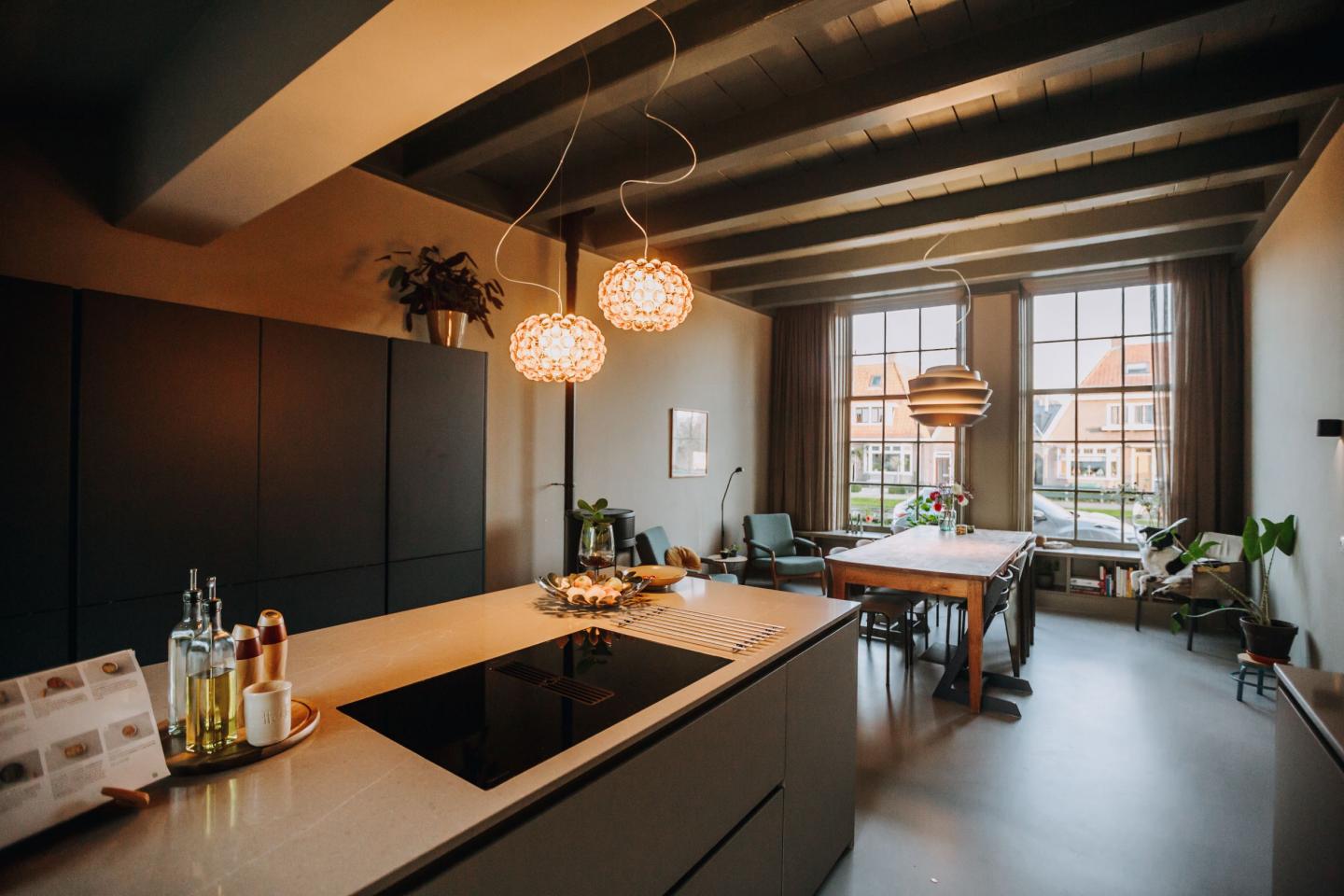 Moderne keuken in oude woning