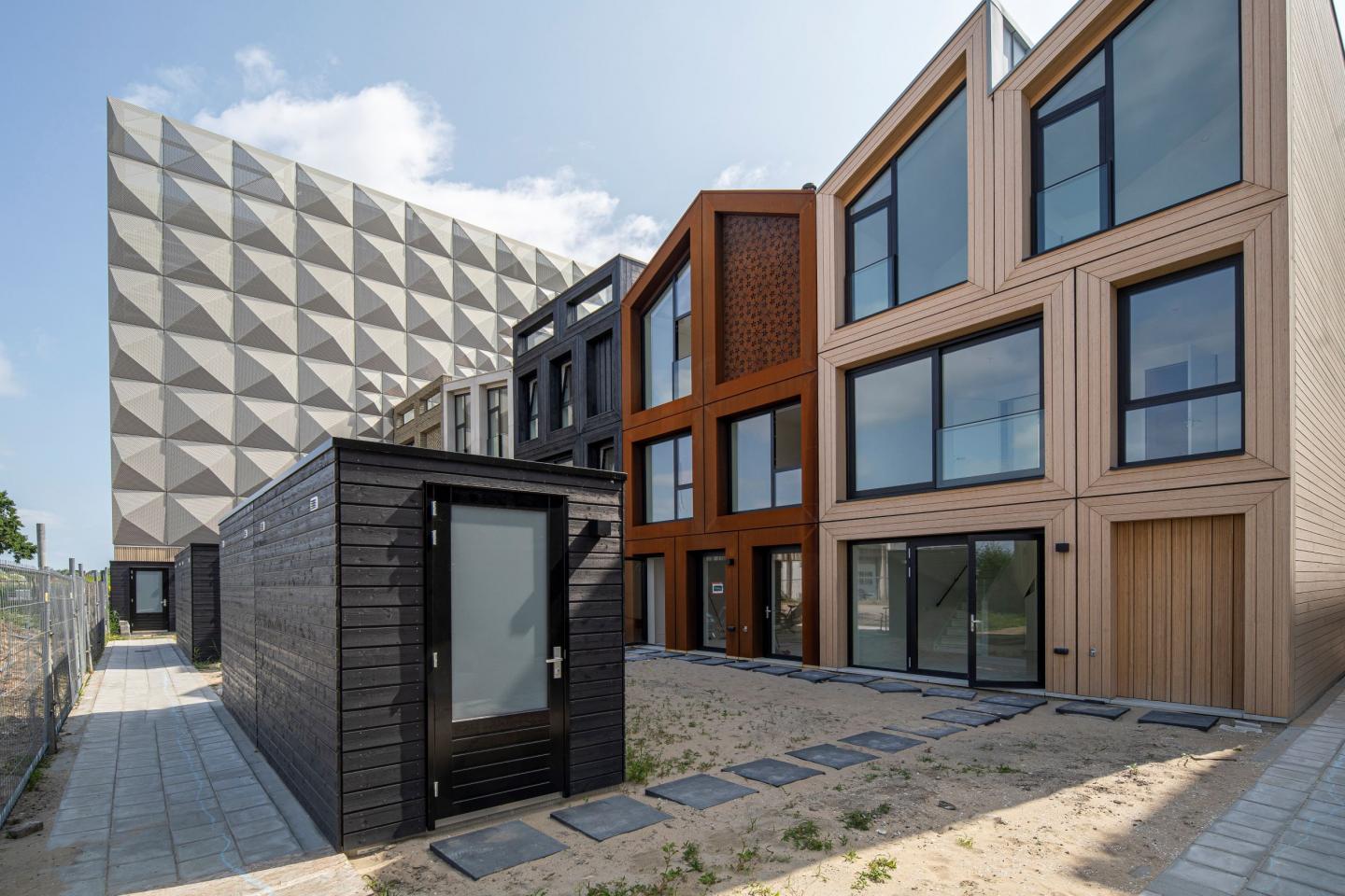 Woningen DOK1620 aan de achterzijde 